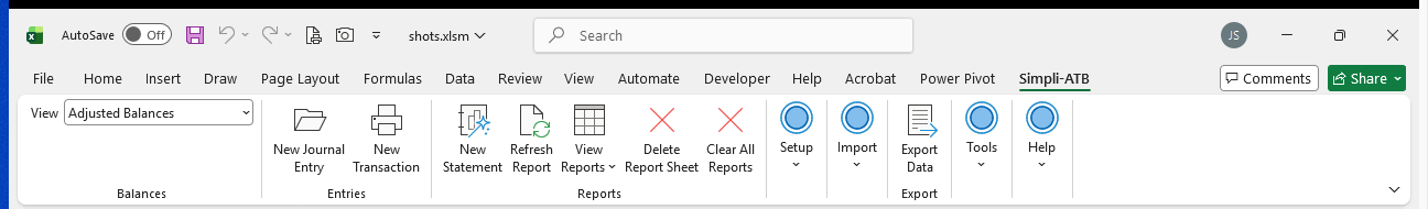 SimpliATB ribbon